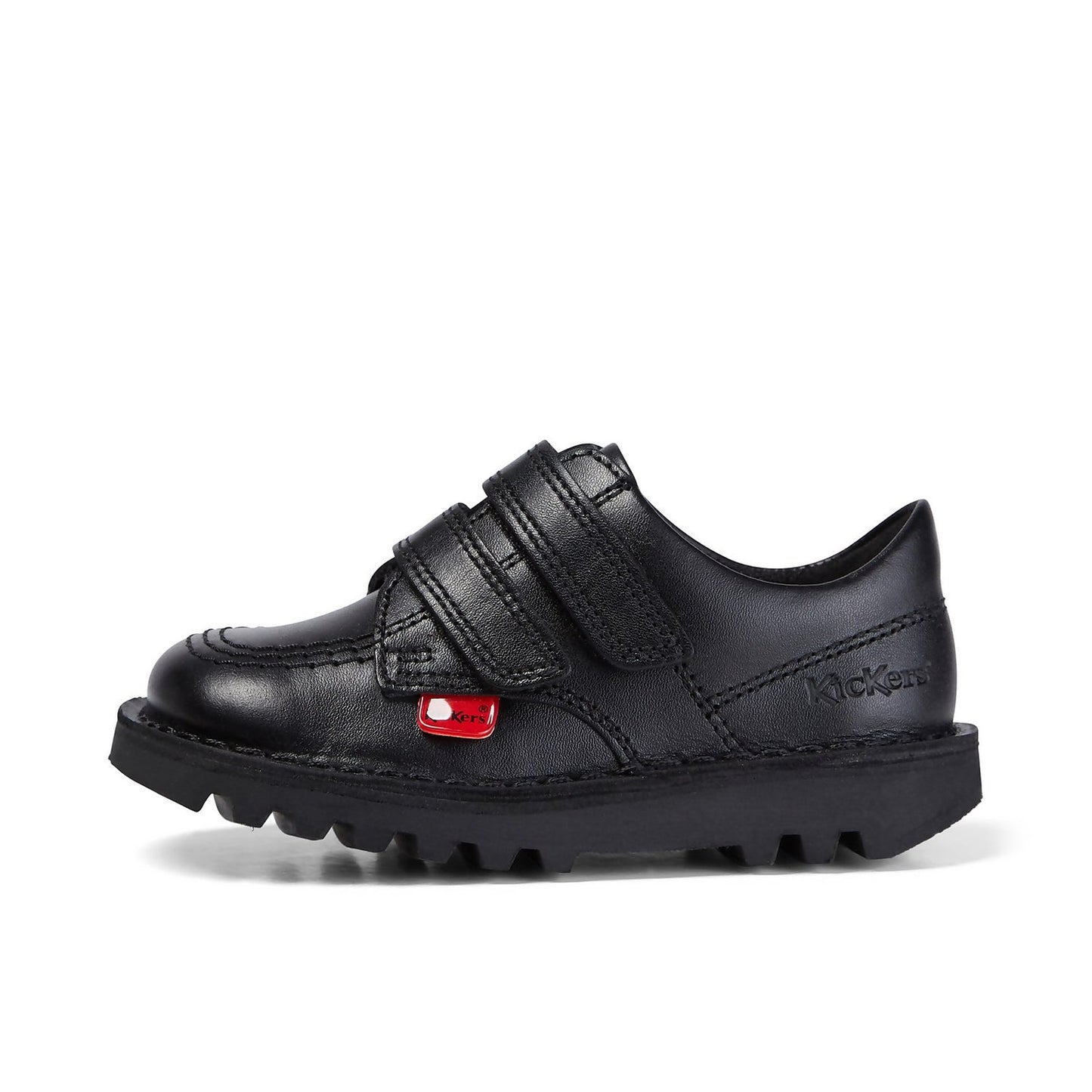 Infant Kick Lo Black Leather
