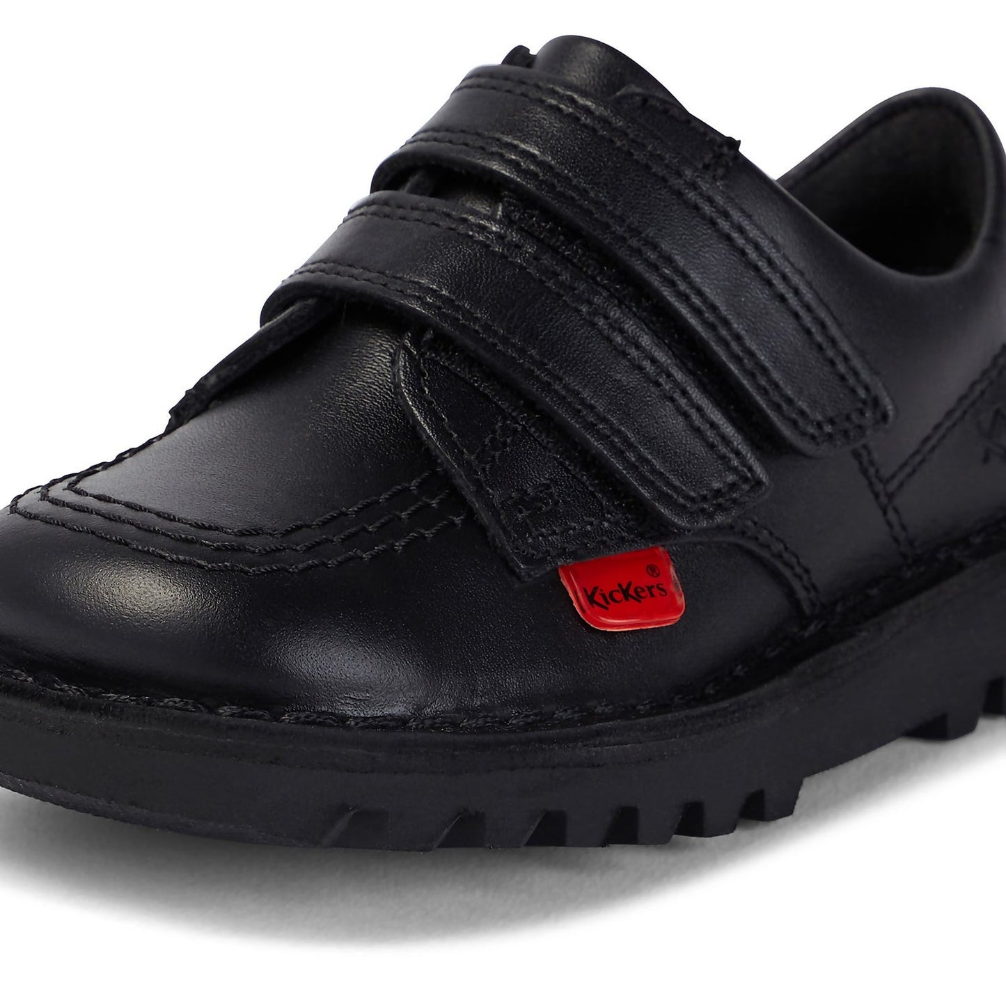 Infant Kick Lo Black Leather