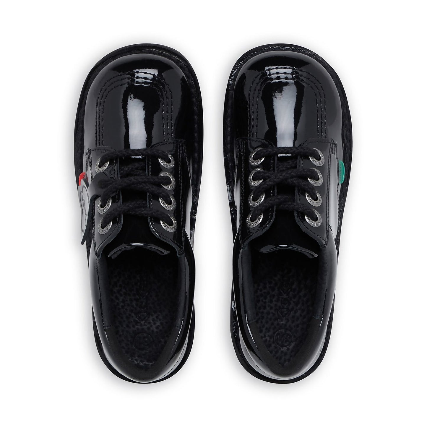 Junior Unisex Kick Lo Patent Leather Black