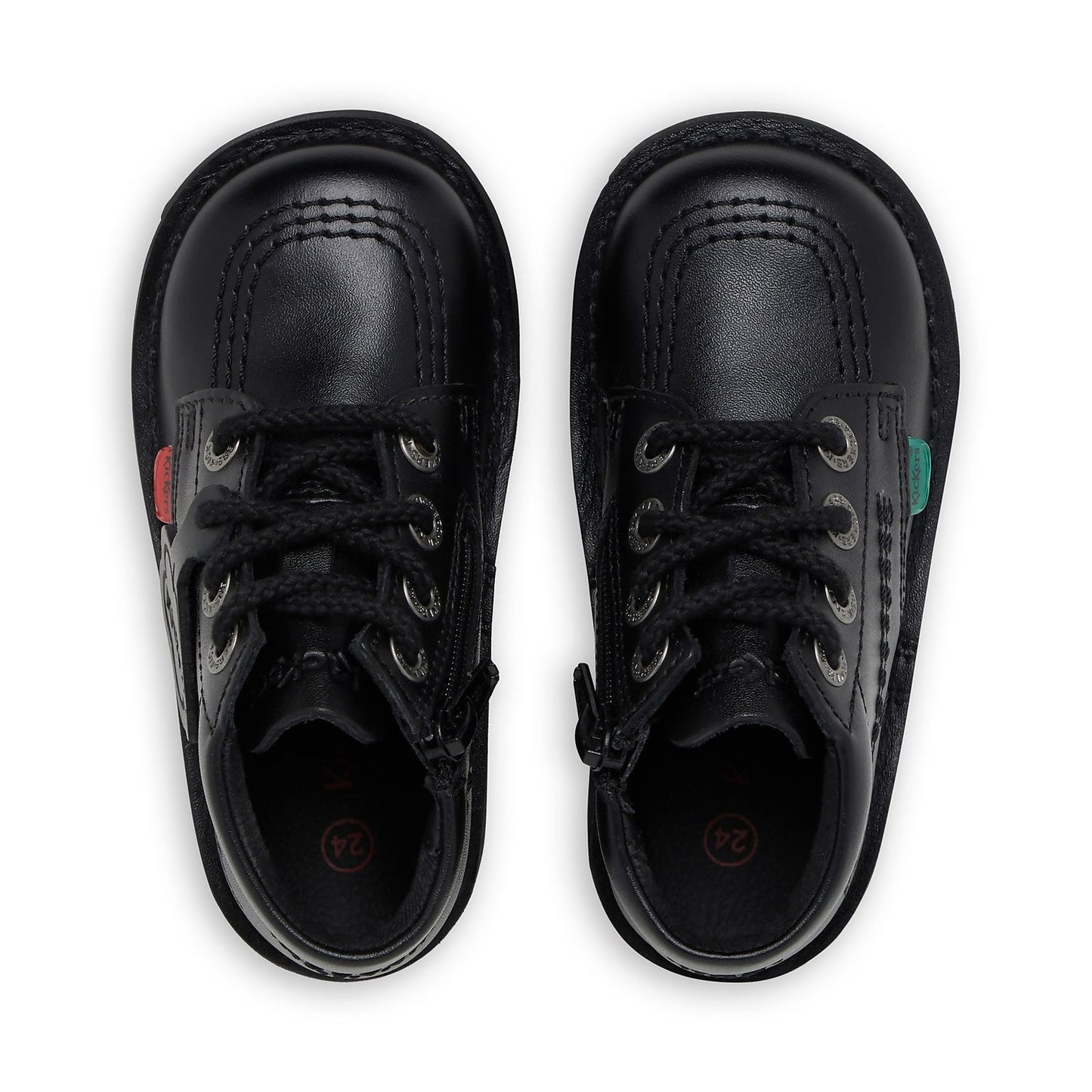 Infant Kick Hi Black Leather
