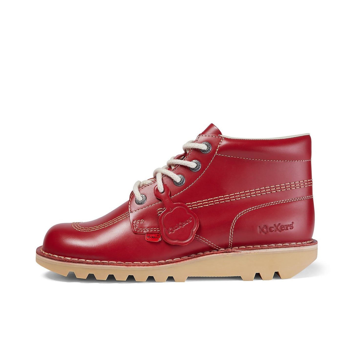 Adult Mens Kick Hi Leather Red
