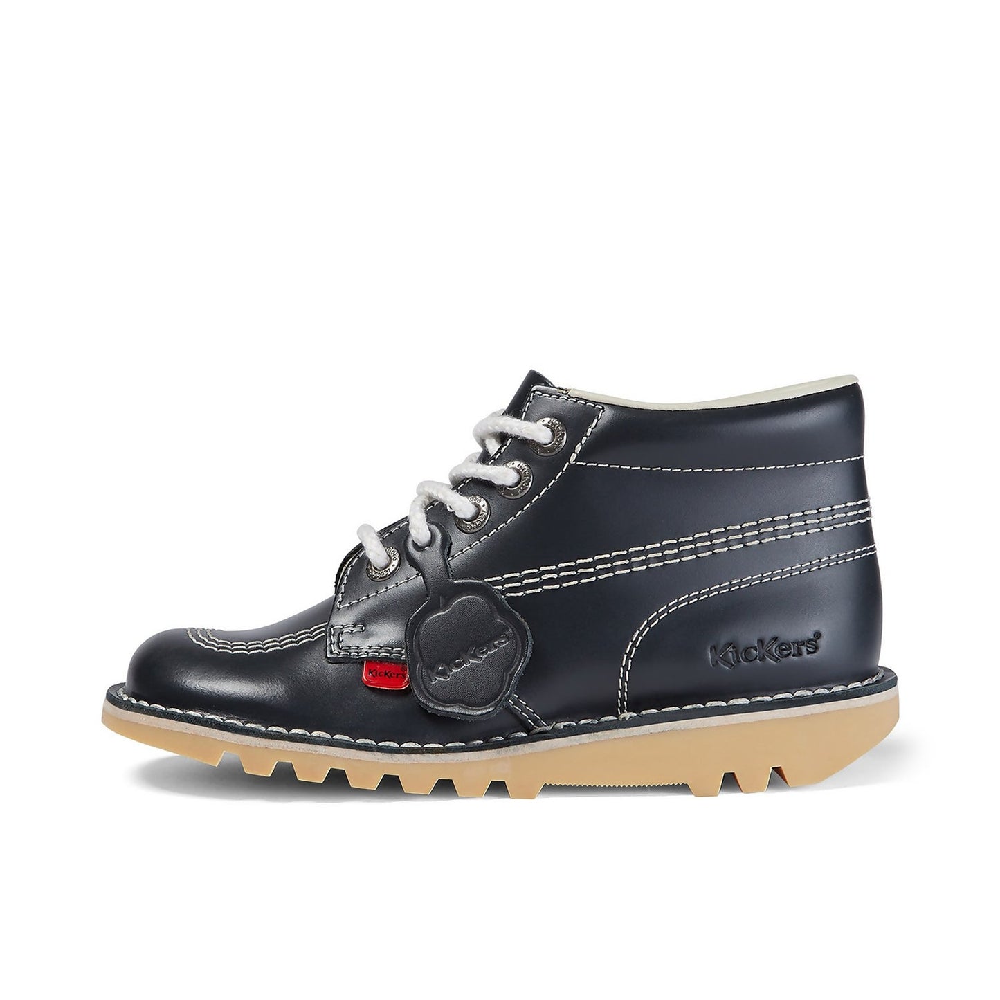 Women's Kick Hi Leather Navy