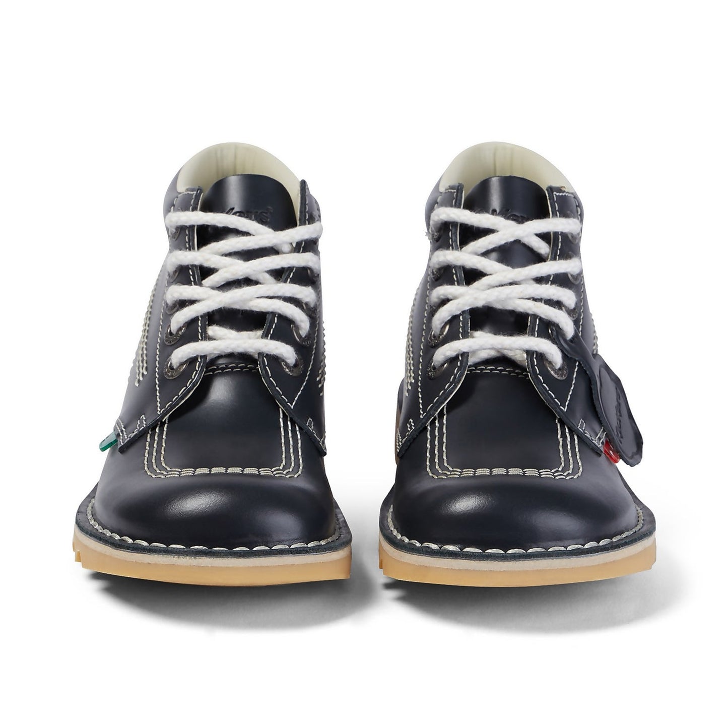 Women's Kick Hi Leather Navy