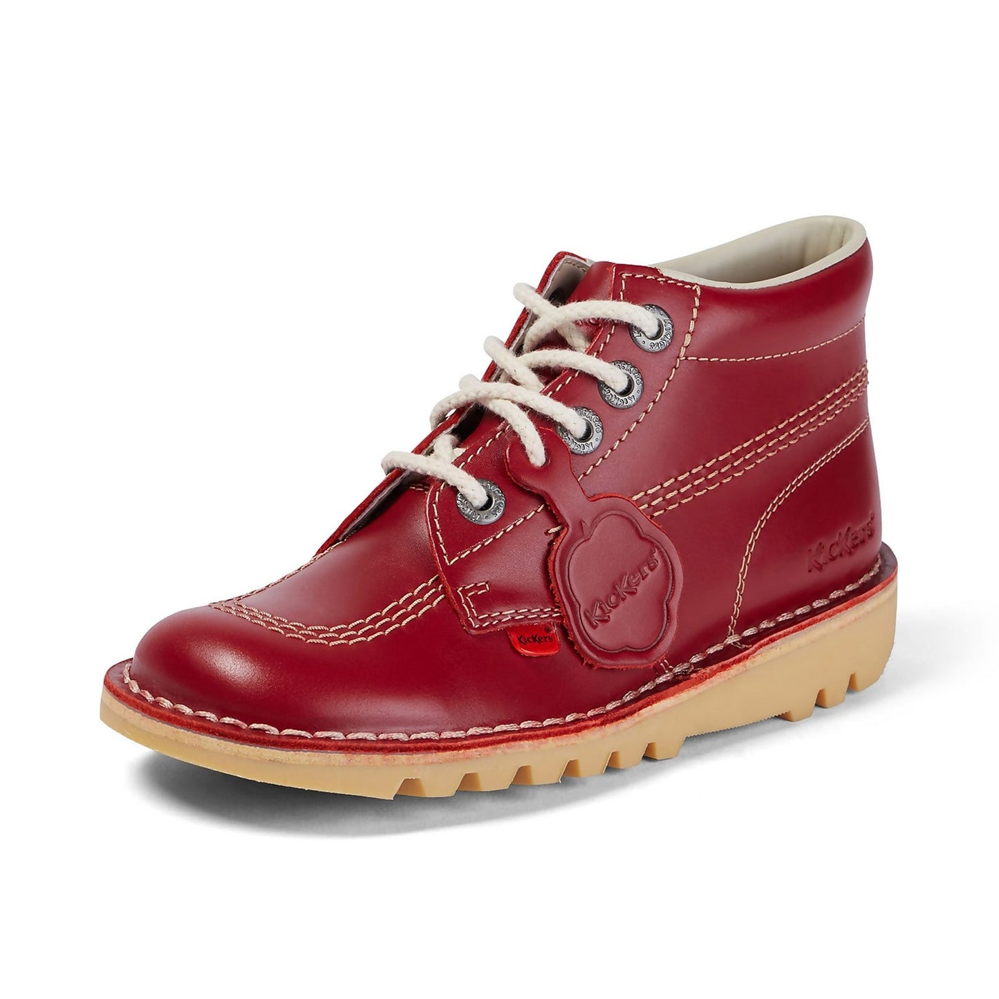Women's Kick Hi Leather Red