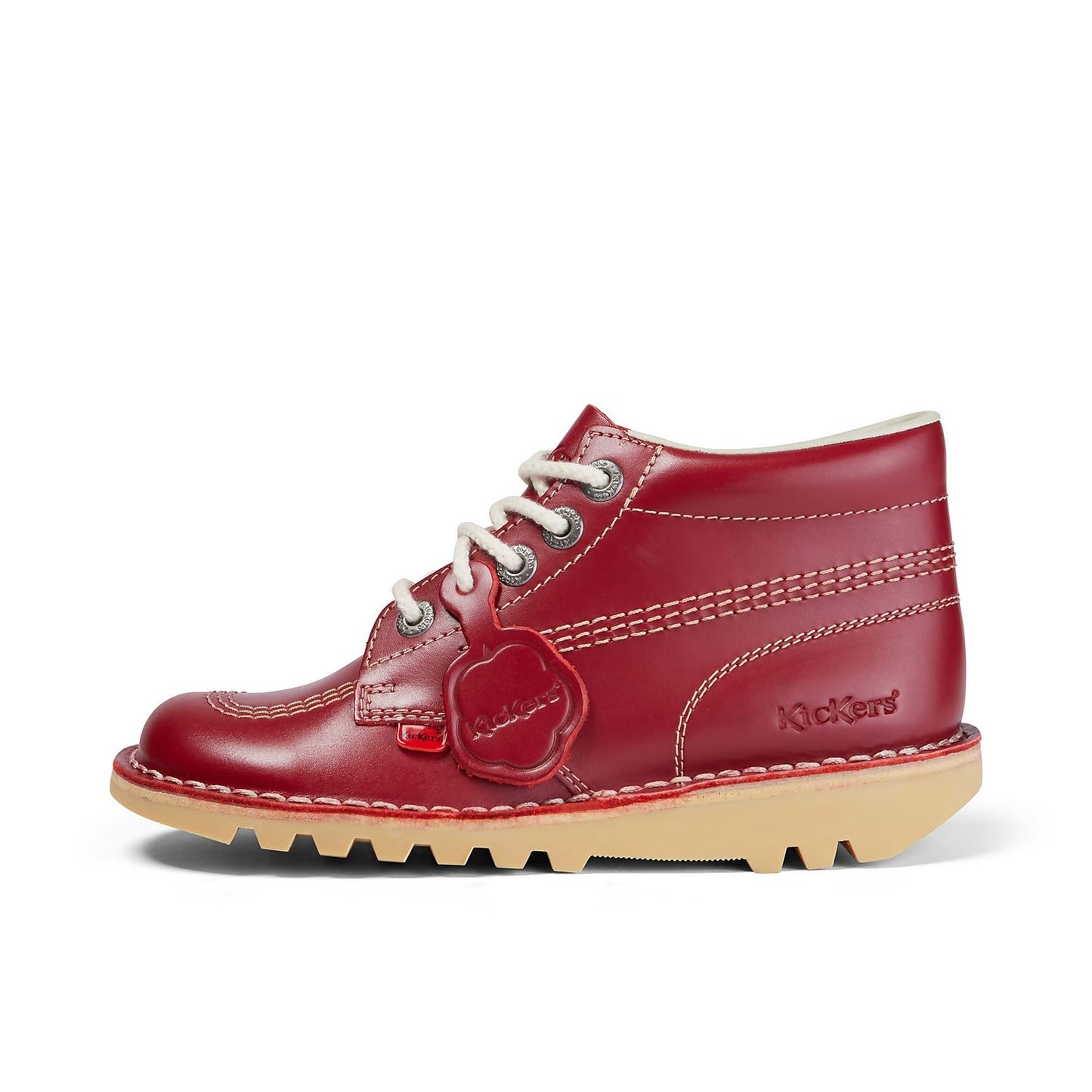 Women's Kick Hi Leather Red