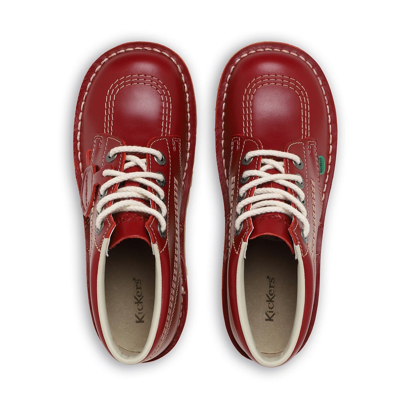 Women's Kick Hi Leather Red