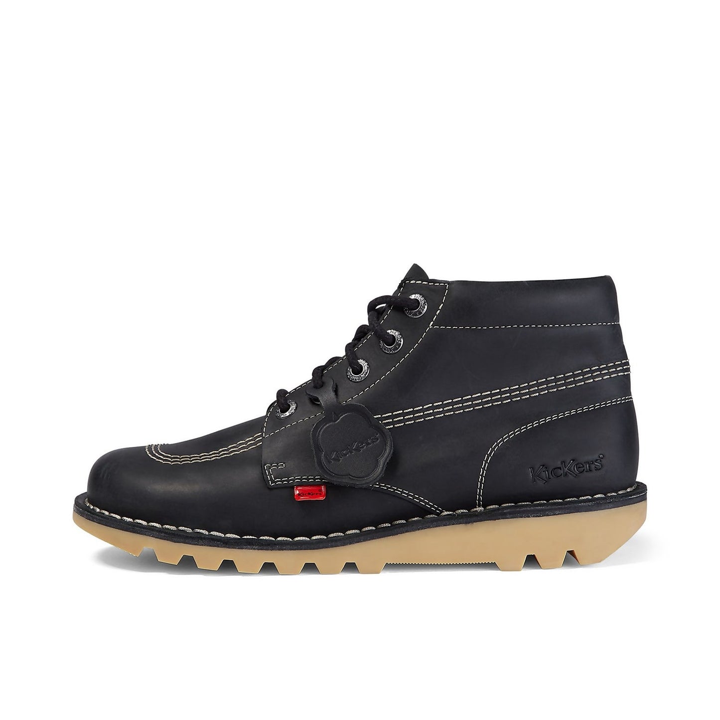 Adult Unisex Kick Hi Leather Black/White