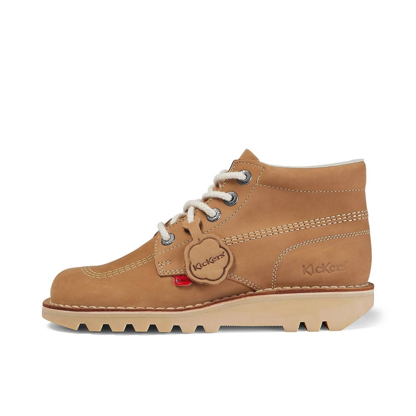 Womens Kick Hi Nubuck Tan