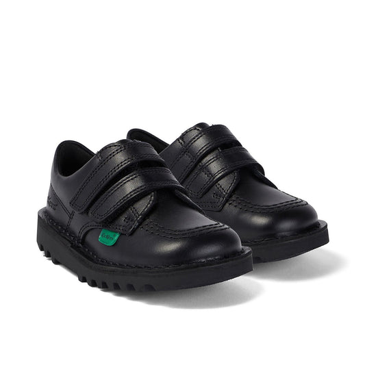 Infant Kick Lo Black Leather