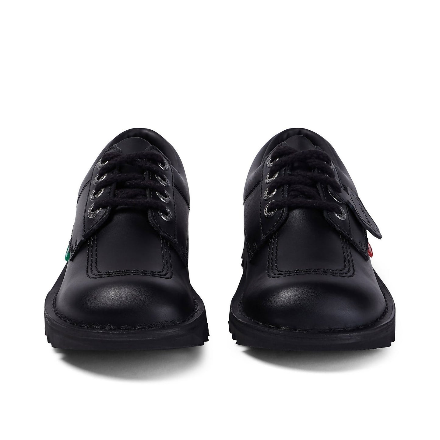 Mens Kick Lo Black Leather