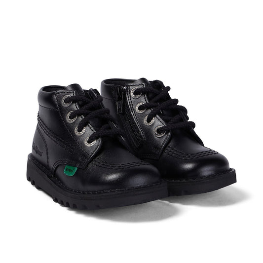 Infant Kick Hi Black Leather