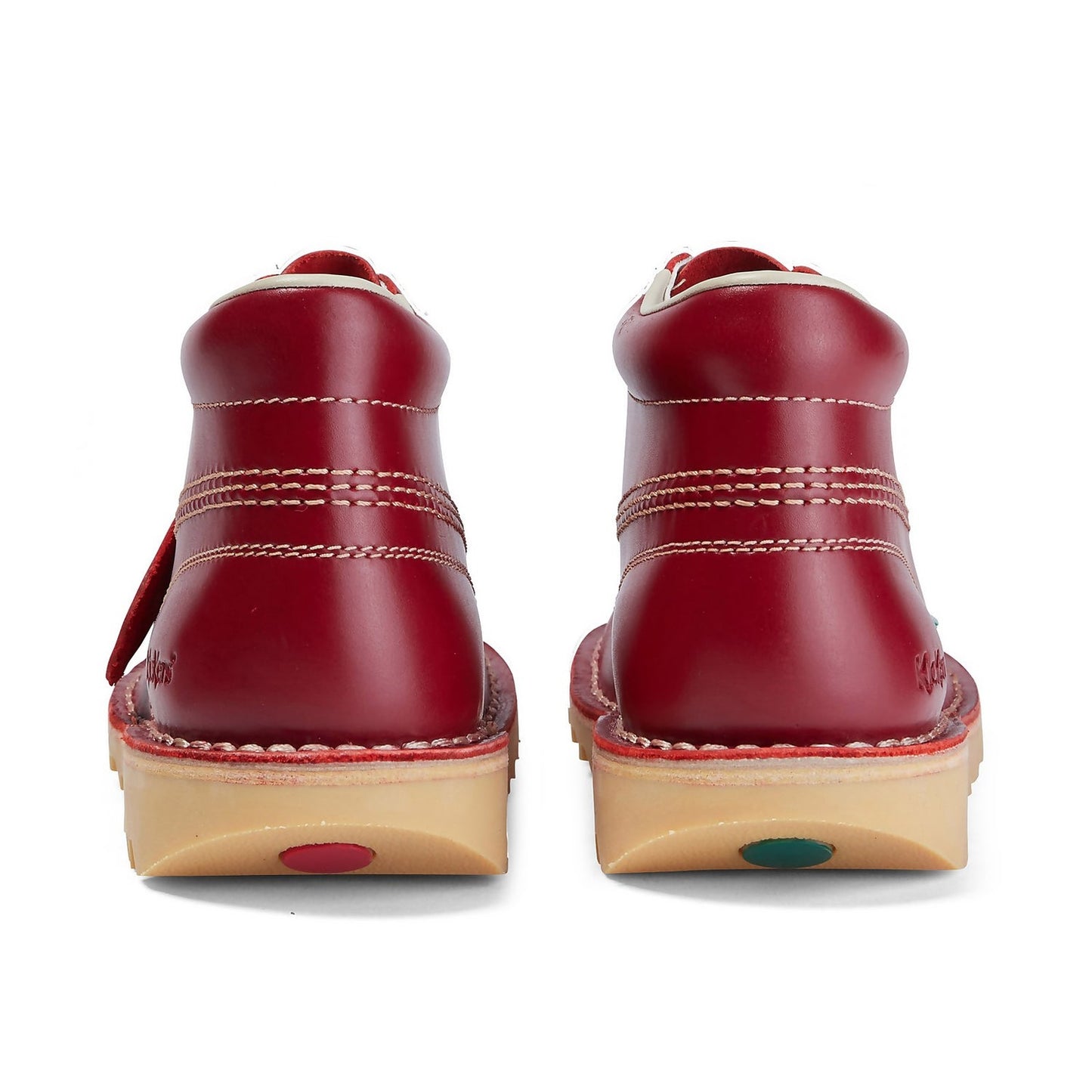Women's Kick Hi Leather Red