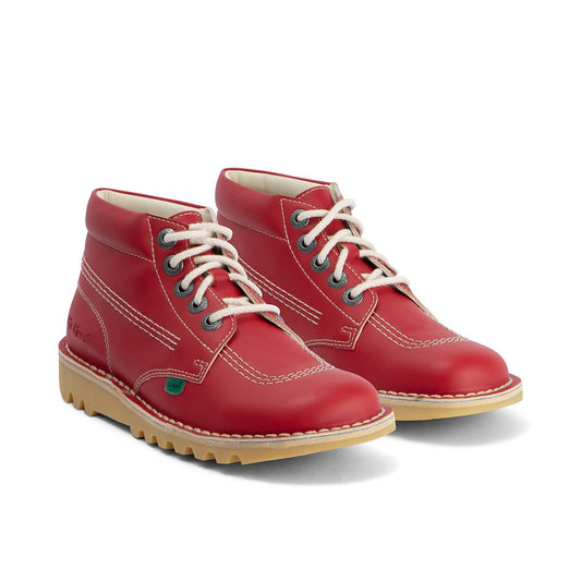 Women's Kick Hi Leather Alternative Red